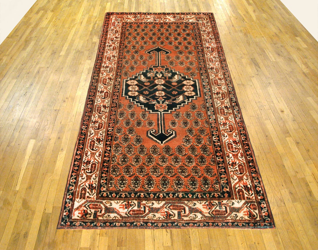 Vintage Persian Saraband Rug 5'5" H x 3'2" W - 2