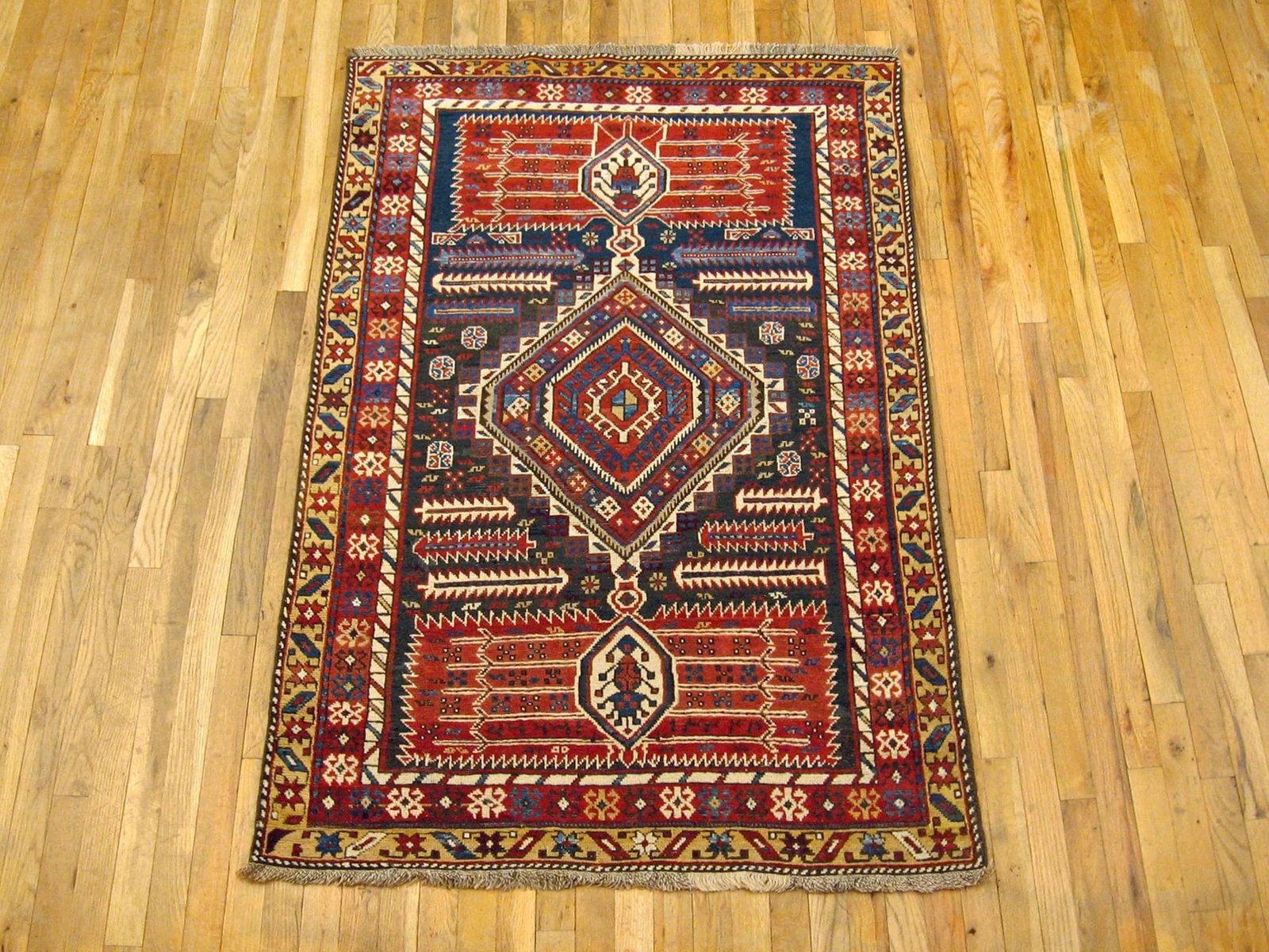 Antique Caucasian Shirvan Rug 5'4" H x 3'8" W - 2
