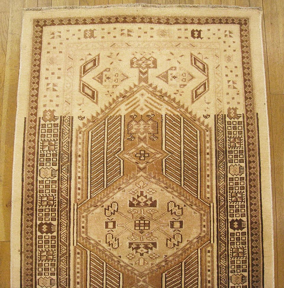 Vintage Persian Hamadan Rug 5'4" H x 3'2" W - 4