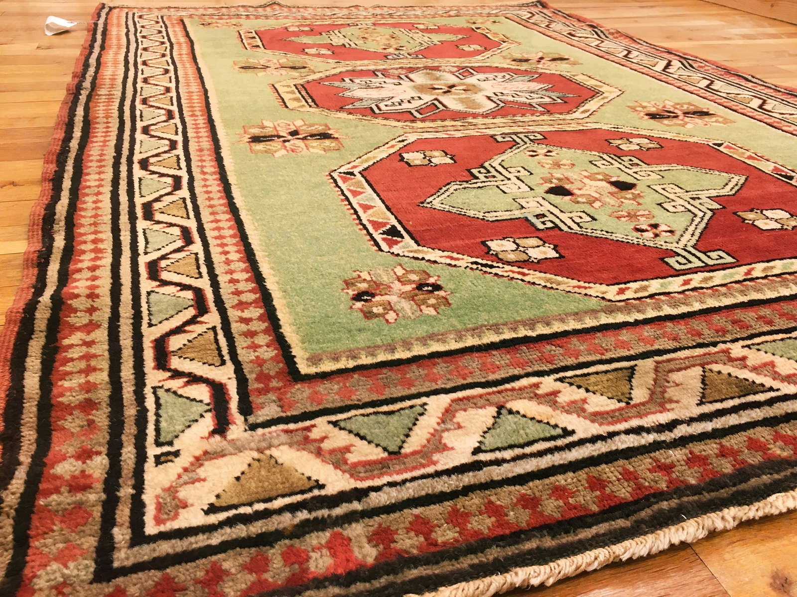 Antique Caucasian Kazak Rug 5'3" H x 3'9" W - 7