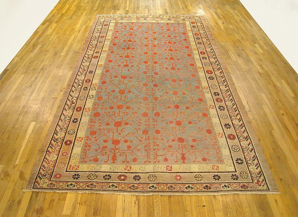 Antique Turkestan Khotan Rug 12'8" H x 6'10" W - 2
