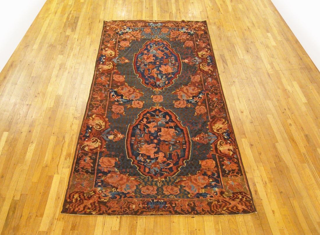 Antique Caucasian Karabagh Rug 10'0" H x 4'8" W - 2