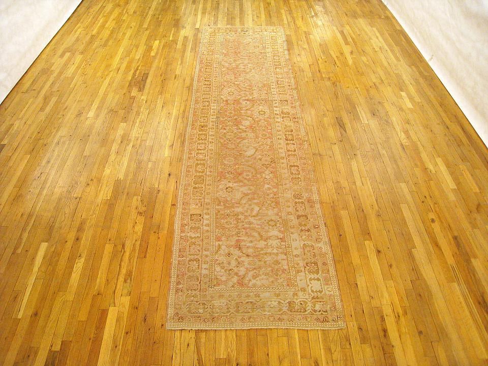Antique Turkish Oushak Rug 13'1" H x 3'5" W - 2