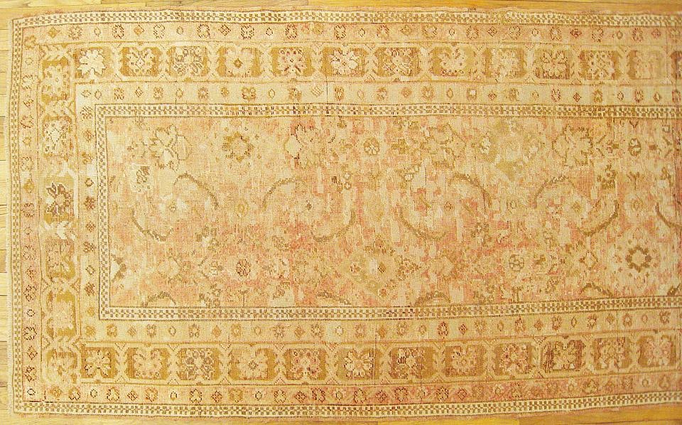 Antique Turkish Oushak Rug 13'1" H x 3'5" W - 3