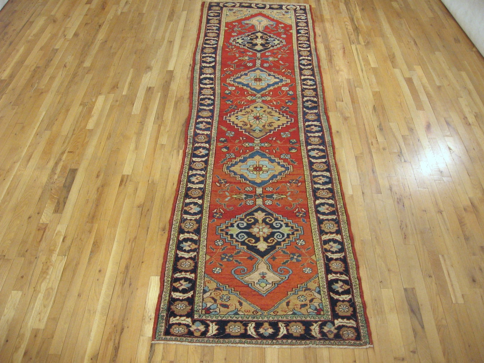 Antique Persian Tabriz Rug 11'8" H x 3'2" W - 2