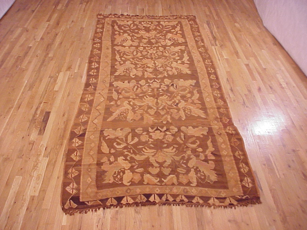 Vintage Bessarabian Kilim Rug 12'6" H x 5'3" W - 2