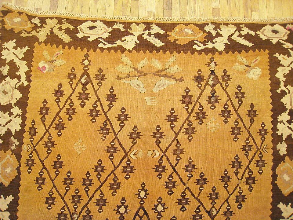 Vintage Turkish Kilim Rug 12'5" H x 7'4" W - 5