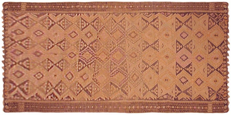 Vintage Turkish Kilim Rug 12'1" H x 5'0" W (1 of 5)
