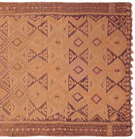 Vintage Turkish Kilim Rug 12'1" H x 5'0" W - 5