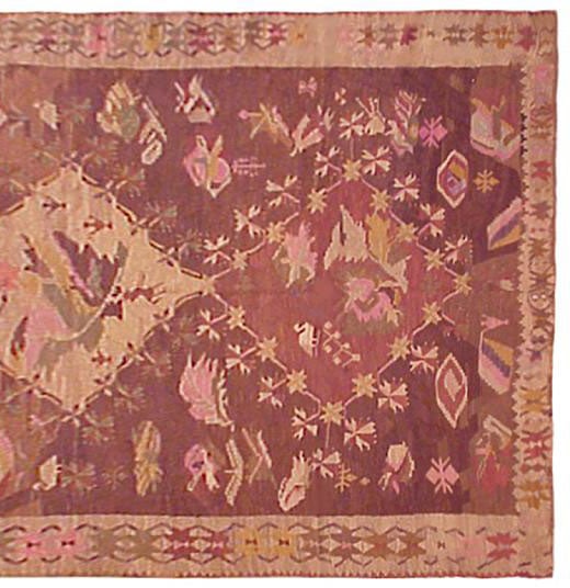 Vintage Bessarabian Kilim Rug 11'5" H x 5'8" W - 5