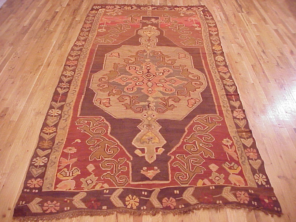 Vintage Bessarabian Kilim Rug 11'0" H x 5'6" W - 2