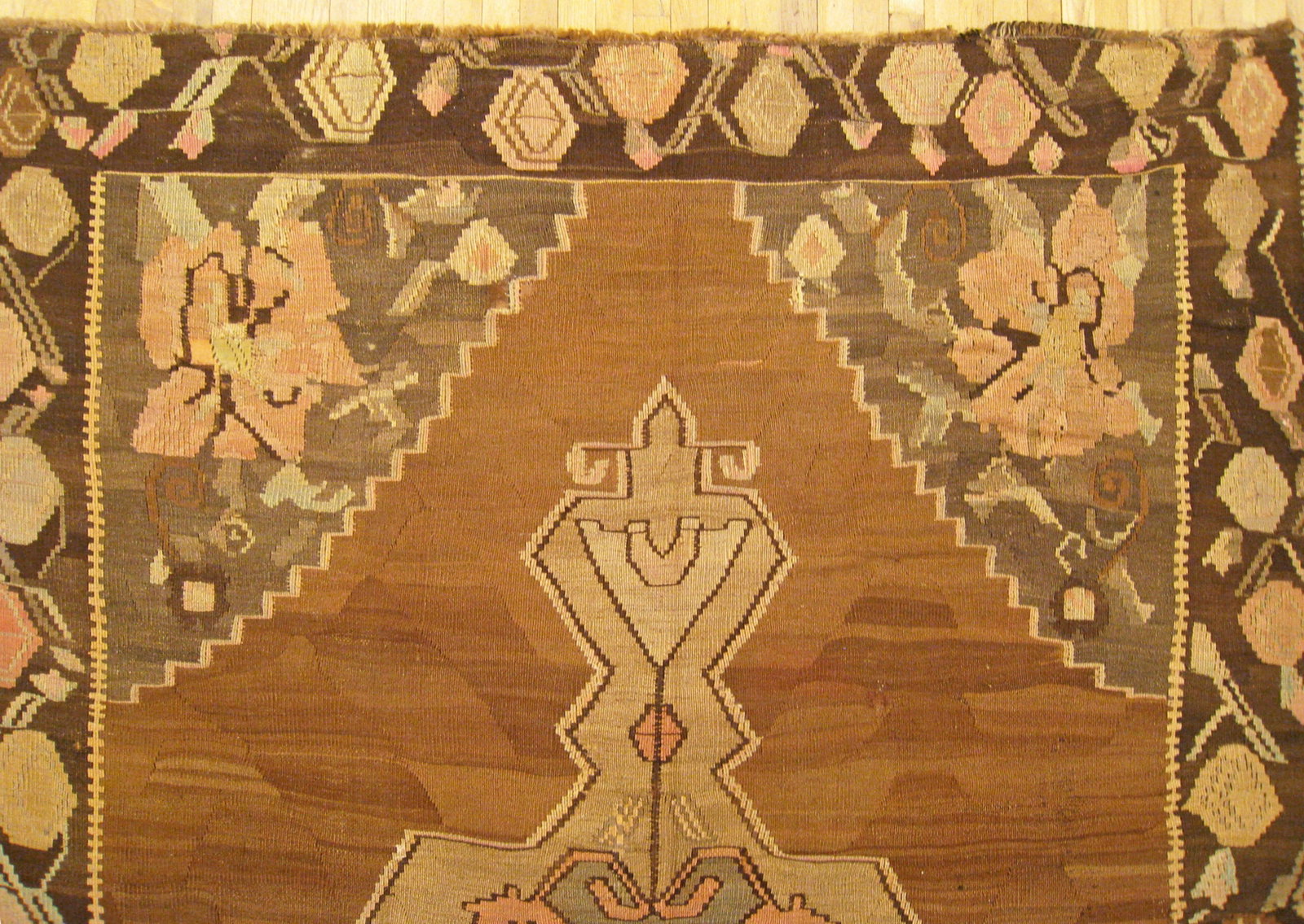 Vintage Bessarabian Kilim Rug 10'4" H x 7'2" W - 5