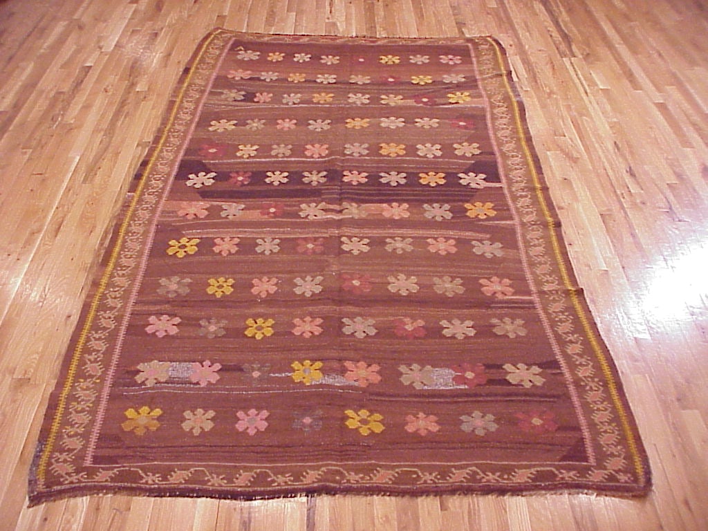 Vintage Bessarabian Kilim Rug 9'6" H x 5'6" W - 2