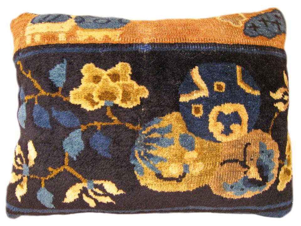 Pair of Antique Chinese Pillows 2'0" H x 1'4" W - 2