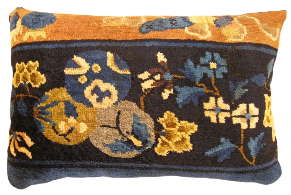 Pair of Antique Chinese Pillows 2'0" H x 1'4" W - 5