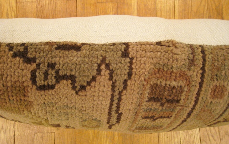 Pair of Antique Spanish Savonnerie Carpet Pillows 2'3" H x 1'3" W - 4