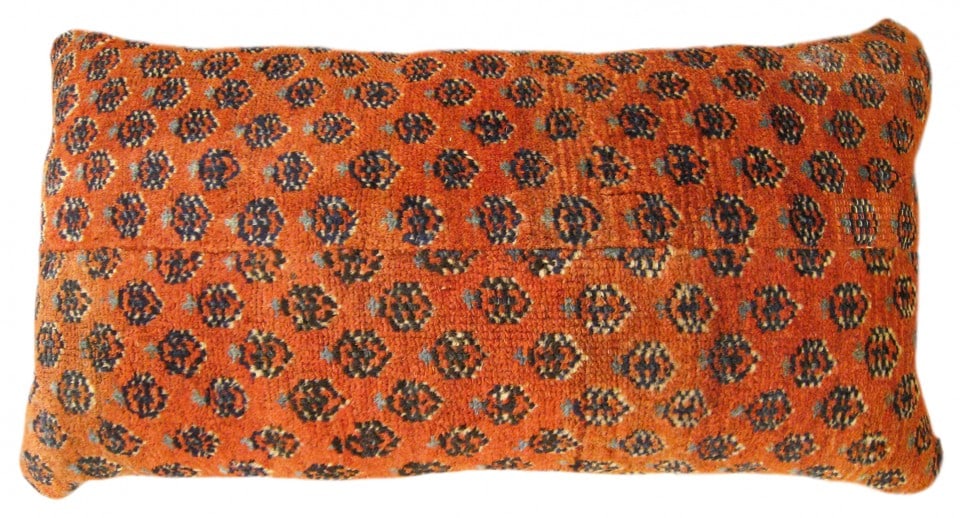 Pair of Antique Persian Saraband Carpet Pillows 2'0" H x 1'2" W - 6