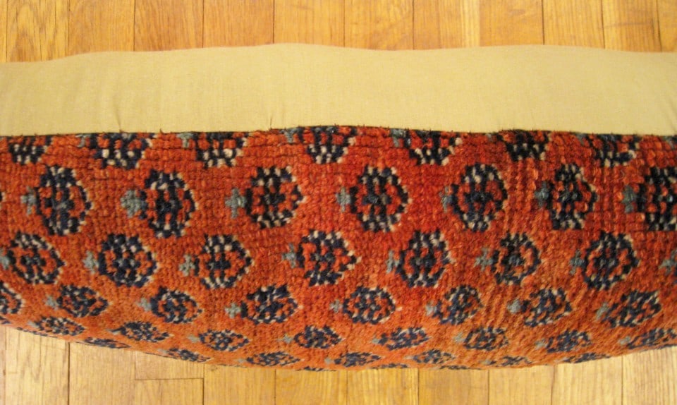 Pair of Antique Persian Saraband Carpet Pillows 2'0" H x 1'2" W - 8