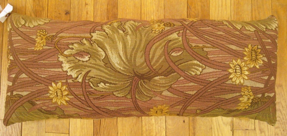 Antique Jacquard Tapestry Pillow 1'0" H x 2'2" W - 2