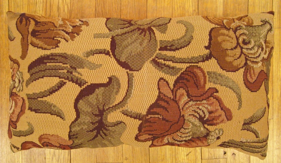 Antique Jacquard Tapestry Pillow 1'0" H x 1'11" W - 2