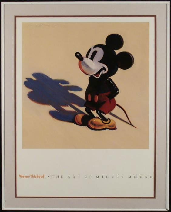 Wayne Thiebaud Mickey Mouse Disney Animation Art Print