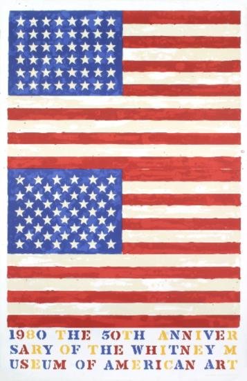 Johns 50th Anniversary of the Whitney Lithograph: Reference #: ULEF5591 Artist Name: Johns, Jasper Title: 50th Anniversary of the Whitney Medium: Lithograph Edition Size: 5000 Year: Unknown Paper Size: 46 x 30 in. Image Size: 46 x 30 in. Condition: A