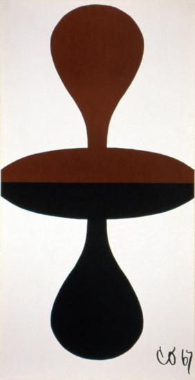 1967 Oldenburg Double Punching Bag Lithograph: Reference #: ULAW1540 Artist Name: Oldenburg, Claes Title: Double Punching Bag Medium: Lithograph Edition Size: 500 Year: 1967 Paper Size: 38.5 x 20 in. Image Size: 38.5 x 20 in. Condition: A: Mint No