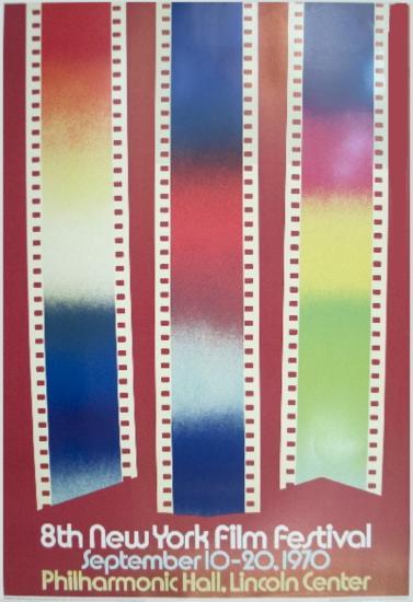 1970 Rosenquist Lincoln Center Film Festival Poster: Reference #: ULAW1027 Artist Name: Rosenquist, James Title: Lincoln Center Film Festival Medium: Offset Lithograph Edition Size: 750 Year: 1970 Paper Size: 34.5 x 23.75 in. Image Size: 34 x 23.25 in. 