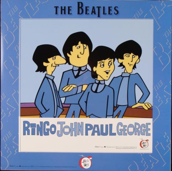 Beatles Mr Moonlight Ltd Ed Sericel Animation C: This animation sericel features John, Paul, George, and Ringo as inspired by their Saturday morning cartoon series The Beatles. Title: "Moonlight Boat" Episode: Mister Moonlight, originally aired on J