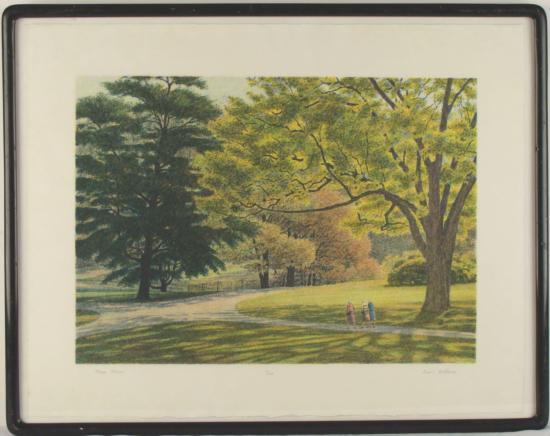 Signed Carl Hoffner Three Women Art Print Ltd Ed