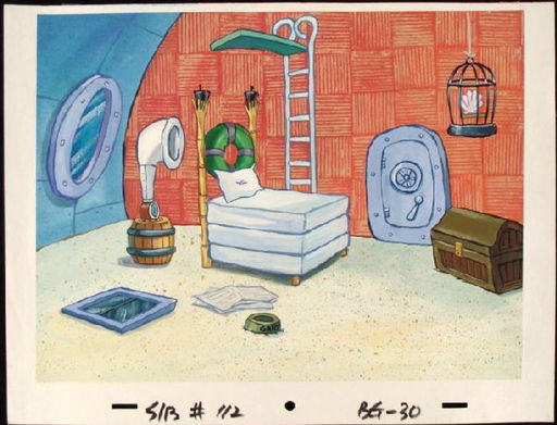Messy Bedroom Spongebob Original Production Background Jul