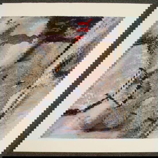 Zhou Brothers Giclee Abstract Art Print Woman and Bird: This is a Giclée Art Print by the Zhou Brothers. It portrays a woman and bird, both in distinct forms, yet also blending into the abstract background. Artist(s): The Zhou Brothers Signature: Sign