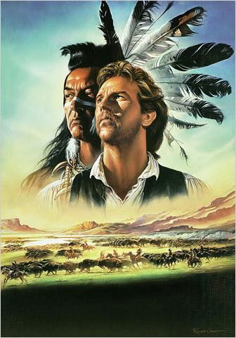 DANCES WITH WOLVES by Renato Casaro: Title: Dances with Wolves Artist: Renato Casaro Image Size: 27.5 in. x 39.25 in. Paper Size: 27.5 in. x 39.25 in.