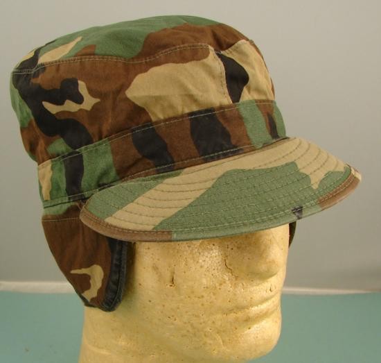 U.S. Army DESERT STORM Camouflage Cap Sz 7.25: Showcased here is a Desert Storm era U.S. Army Camouflage Cap, size 7.25. The cap is 80% cotton/20% nylon. This cap was made by Propper International, Inc. and is in good used condition. Actual item p
