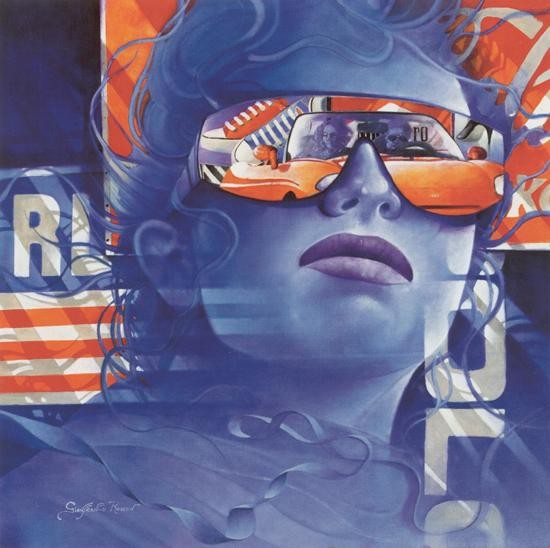 AMERICA by Gianfranco Ruzzon: Title: America Artist: Gianfranco Ruzzon Open Edition Print Image Size: 27.5 in. x 27.5 in. Paper Size: 27.5 in. x 27.5 in.
