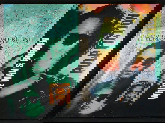 John Travolta Steeve Kaufman dbl signed lrg canvas art: Legendary superstar John Travolta has been idolized by artist Steve Kaufman in this large, dynamic limited edition print. Mr. Travolta authorized the edition of this print, and even signed it. Images