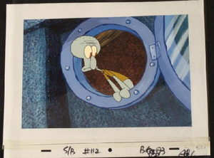 Squidward Looking Outside Window