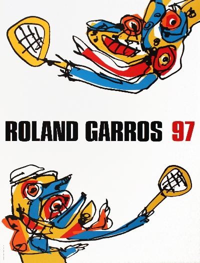 1997 Saura Roland Garros Poster: Reference #: ULGH1564 Artist Name: Saura, Antonio Title: Roland Garros Medium: Offset Lithograph Edition Size: 2000 Year: 1997 Paper Size: 29.5 x 22.5 inches Image Size: 29.5 x 22.5 inches Condition: