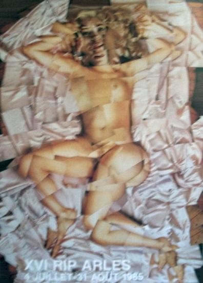 1984 Hockney Nude Poster: Reference #: ULXX9028 Artist Name: Hockney, David Title: Nude Medium: Offset Lithograph Edition Size: Unknown Year: 1984 Paper Size: 42.75 x 28.5 inches Image Size: 42.75 x 28.5 inches Condition: A-: 