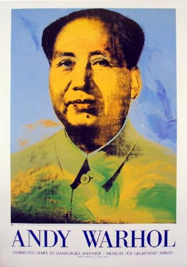1983 Warhol Mao Poster: Reference #: ULNR2040 Artist Name: Warhol, Andy Title: Mao Medium: Offset Lithograph Edition Size: Limited Year: 1983 Paper Size: 39 x 27 inches Image Size: 30.5 x 23.25 inches Condition: A: Mint Note