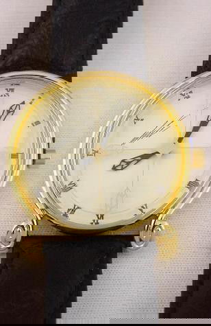 Exclusive Offer Erte Art Deco Mens Watch: This exciting man's watch - created under license from Erté's original watch design - is being offered for sale here for the first time ANYWHERE:Erté's distinctive signature appears on the w