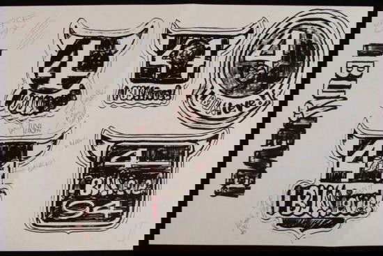 Original Art Drawings Ed Margolis Chicago Bulls 1994: Commercial artist Ed Margolis did this design for the Chicago Bulls 4th championship in 1994. This was the season before Michael Jordan's comeback, so the phrase "I Bullieve" was important in