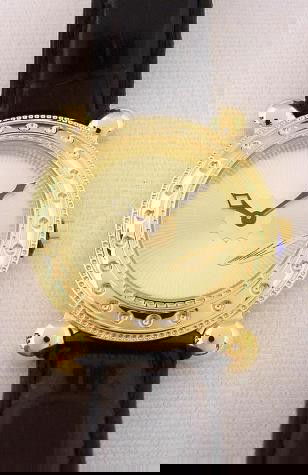 Handsome Art Deco Erte Design Mens Watch: This handsome man's watch - created under license from an original watch design by Erté, the "Daddy of Deco" - is offered for sale here for the first time ANYWHERE:Erté's distinctive signatu