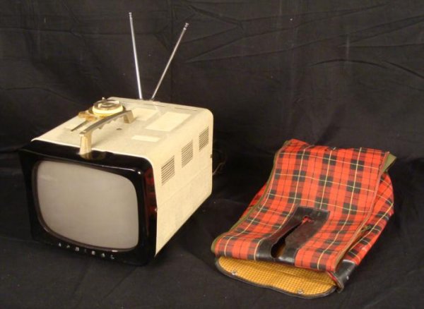 Admiral Portable Vintage Television 1960s TV: The Admiral company allowed you to easily take your television to go with this terrific portable model. This one has not been fully tested, and it needs a converter to take the digital signal. This TV