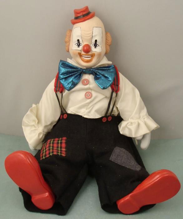 music box clown doll