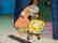 Original Production Get Out Background Spongebob Cel - 2