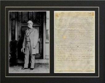 Robert E. Lee Civil War Fairwell Letter Autograph: Robert E. Lee Civil War Fairwell Letter Autograph