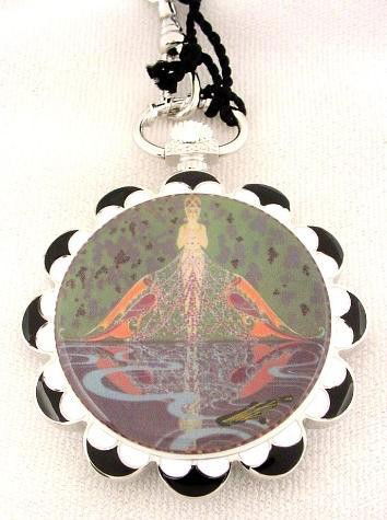 Art Deco Gift Erte Mens Pocket Watch Premier Offer: This marvelous Art Deco pocket watch-created under license from an original design by Erte himself — is offered for sale here for the first time ANYWHERE! A famous Erté image and his dist