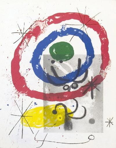 1965 Miro DLM, no. 151-152, pg 11 Lithograph: Reference #: ULXX5580 Artist Name: Miro, Joan Title: Derriere le Miroir, no. 151-152, pg 11 Medium: Lithograph Edition Size: unknown Year: 1965 Paper Size: 15 x 11 inches Image Size: 15 x 11 inches Co