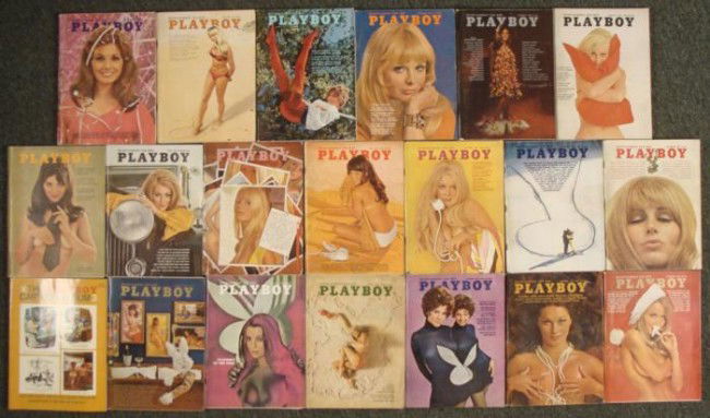 20 Vintage Playboy Magazines 1968 - 1970: Hugh Hefner has been educating minds for over 55 years with the beauty and elogance of the womans body. He has pushed the boundaries on sexuality and wanted to show the world how